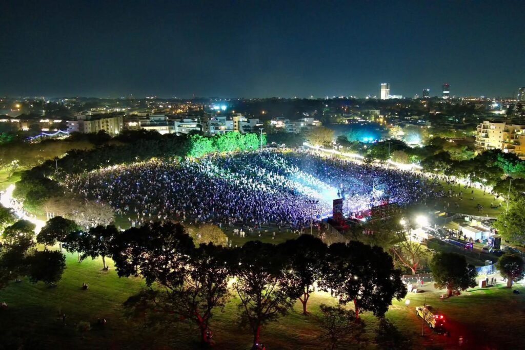 עשרות אלפים חגגו בפארק 4 עונות: חגיגות העצמאות הגדולות בתולדות הוד השרון