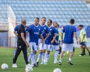 מהוד השרון לנבחרת ישראל למכביה אביחי ידין במדי הנבחרת צילום באדיבות ההתאחדות לכדורגל