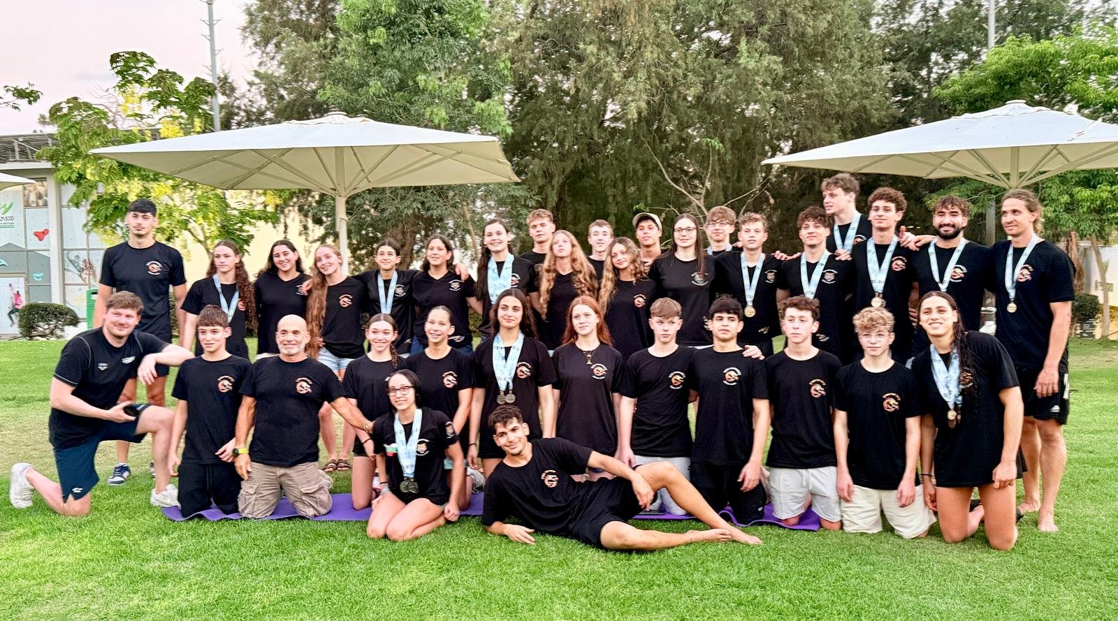 22 מדליות ו-9 תארי אליפות ישראל: מועדון השחייה של הוד השרון בין חמשת הטובים בארץ