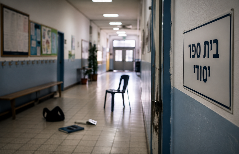 אלימות בבית ספר בהוד השרון: תלמיד כיתה ה’ תקף מנהלת ופצע אותה